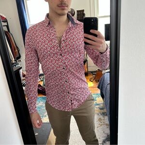 Zara Male Floral Button-Up
